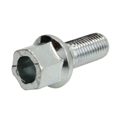 Abbildung von FEBI BILSTEIN 06963 Radschrauben Kugelbund A/G 45,5 VOLKSWAGEN: Golf 2, 1, 3 Cabrio, SEAT: Córdoba I Saloon, AUDI: A2