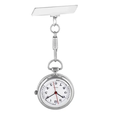 Abbildung von Pacific Time Krankenschwesteruhr Schwesternuhr Krankenpflegeuhr Kitteluhr Pflegeuhr Tachymeter Analog Quarz