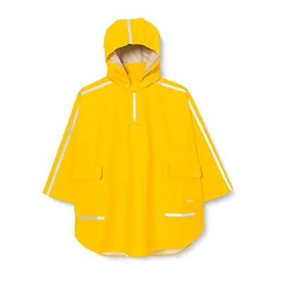 Abbildung von Playshoes Regen cape Langer Rücken Unisex Kinder,Gelb,152
