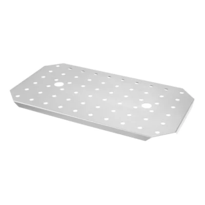 Abbildung von HENDI GN Abtropfgitter 1/1 Edelstahl 40 bis 300 C gelocht stapelbar, Gastro Einlegeboden