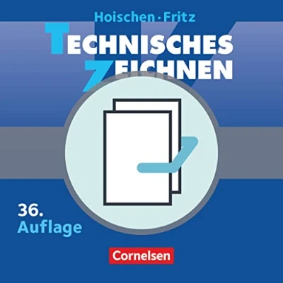 Abbildung von Hoischen: Technisches Zeichnen: 451712 7 und 151042 8 im Paket: Zeichnen (36. Auflage) Praxis des Technischen Zeichnens Metall (17. Fachbücher Paket