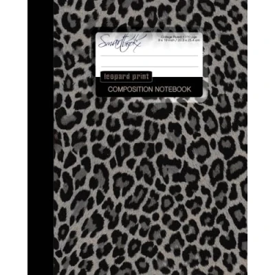 Abbildung von Leopard Print Composition Notebook: College Ruled Writer’s Notebook for School / Teacher Office Student [ Perfect Bound * Large Black &amp; White ] (Composition Books Animal Stationery)
