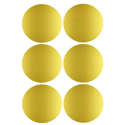 Abbildung von Aufkleber Gold 50 mm runde Etiketten 5 cm Sticker 72 Stück von Royal Green