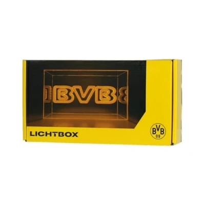 Abbildung von BVB Borussia Dortmund LED Lichtbox, Offizielles Merchandise, Gelb Schwarz, Dekorative Beleuchtung