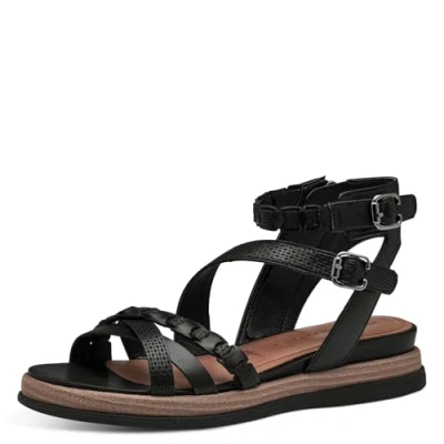Abbildung von Tamaris Damen Sandalette in schwarz Gr. 38