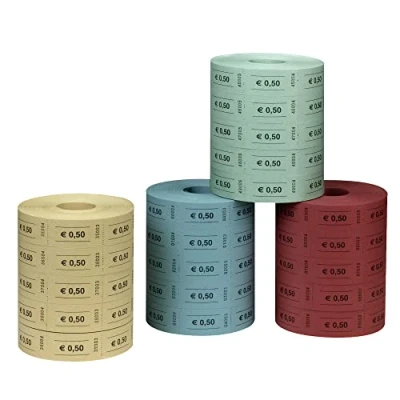 Abbildung von Herlitz 10733350 Farbige Wertmarken 0,5 Euro, 5x1000 Abrisse