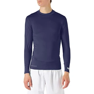 Abbildung von uhlsport Herren Distinction Colors Baselayer Shirt Shirt, blau, marine, XL