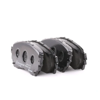 Abbildung von BREMBO P 49 048 Bremsbelagsatz exkl. Verschleißwarnkontakt mit Zubehör MAZDA: 6 Estate, Saloon, Box Body / Estate