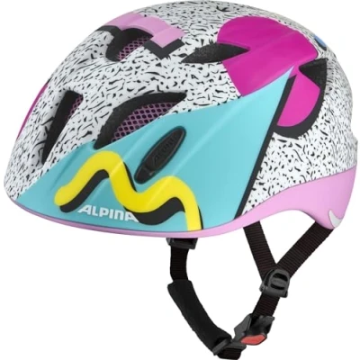 Abbildung von ALPINA XIMO Leichter, Sicherer &amp; Bruchfester Fahrradhelm Mit LED Licht Für Kinder, Retro matt, 49 54 cm