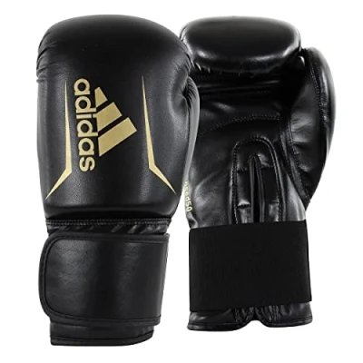 Abbildung von adidas Boxhandschuhe Speed 50, Erwachsene, Boxing Gloves 14 oz, Punchinghandschuhe komfortabel und langlebig, schwarz