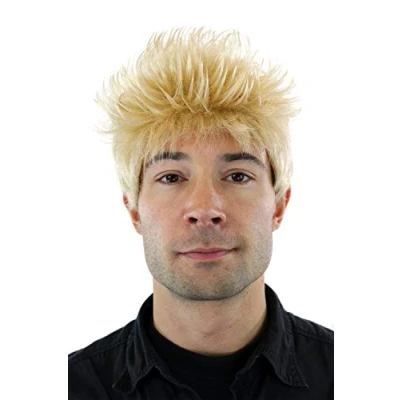 Abbildung von Wig ME UP GFW386 24A Perücke kurzhaarig hellblond stehende Haare Herren Männer