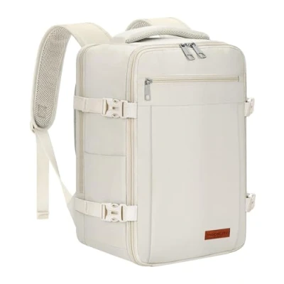 Abbildung von MOCOCITO Handgepäck Rucksack für Ryanair 40x20x25, Untersitz Kabinentasche, Maximale Größe der Kabinenreisetasche Flugtasche, Gepäck Weekender mit Schultergurt Handtasche Sporttasche 20L(Weiß)