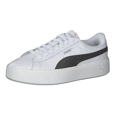 Abbildung von PUMA Damen Vikky Stacked L Sneakers, Weiß (White/Black), 36 EU