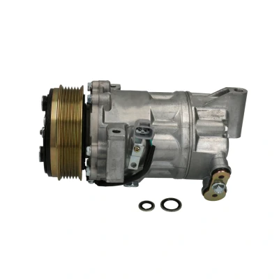 Abbildung von BOSCH 1 986 AD1 106 Kompressor 12V PAG 46 R134a mit Montageanleitung, Dichtring