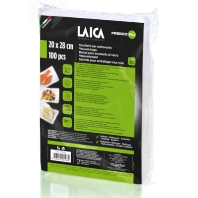 Abbildung von LAICA vt35012 Vakuumierer 100 Stück Vakuum Beutel Format 20 x 28 cm
