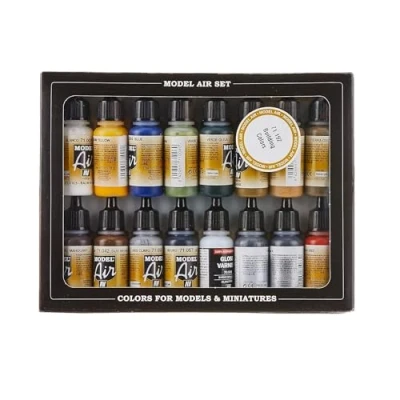 Abbildung von Vallejo 071192 Farbset, Gebäude Farben, 16 x 17 ml