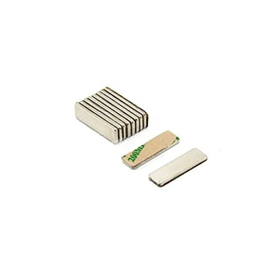Abbildung von Magnetastico 20 Stück Selbstklebende Magnete Neodym N52 Rechteck 20x10x1 mm Extra Starke Klebemagnete mit 3M Klebeband flach Klebefolie Magnet selbstklebend stark