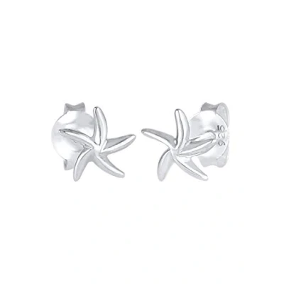 Abbildung von Elli Seestern MEER Maritim Strand Filigran Ohrringe, Damen, Größe: One Size, Silber