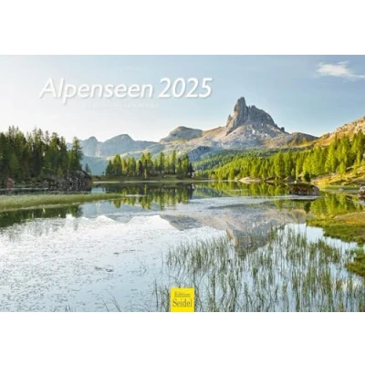Abbildung von Edition Seidel Premium Kalender Alpenseen 2025 Format DIN A3 Wandkalender Europa Deutschland Frankreich Italien Österreich Schweiz Alpen Seen Natur Rainer Mirau