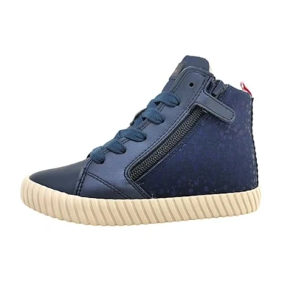Abbildung von Geox Mädchen J Mirroless Girl Sneaker, Blau, 39 EU