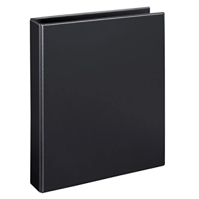 Abbildung von VELOFLEX 4143080 Ringbuch Comfort DIN A4, Ordner, Ringordner, Hefter, 4 Ring Mechanik, 25mm, PVC, schwarz, 1 Stück