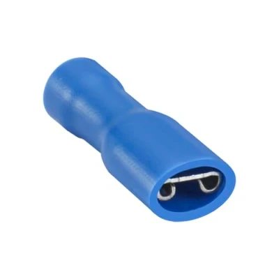 Abbildung von Heschen Kabelklemme für 1,52,5 mm² (1614 AWG), FDFD2 187, Vinyl, vollisoliert, 4,8 x 0,5 mm, Blau, 100 Stück