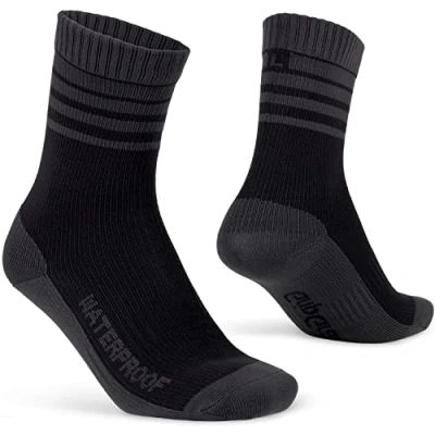 Abbildung von GripGrab Wasserdichte Winter Fahrradsocken mit Merinowolle Gefüttert Warme Dicke Atmungsaktive Thermo Radsport Strümpfe
