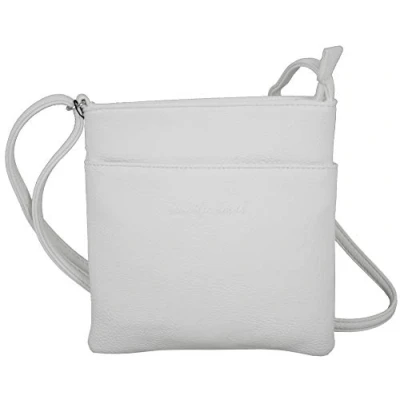 Abbildung von JENNIFER JONES Kleine Damen Umhängetasche Brauttasche Abendtasche Schultertasche (Handtasche, Hellgrau)