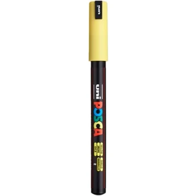 Abbildung von uni ball 181707 POSCA Marker mit kalibrierter Spitze, gelb