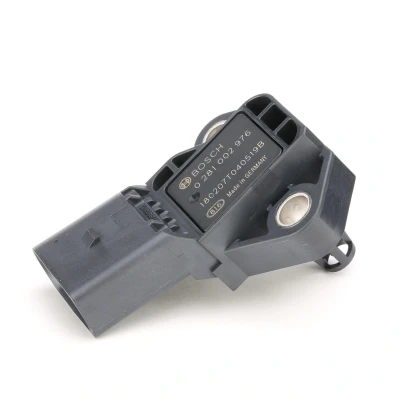 Abbildung von BOSCH 0 281 002 976 Saugrohrdrucksensor VOLKSWAGEN: Scirocco III, Transporter 5, Golf AUDI: A4 B6 Saloon, A3 Sportback, Avant kfzteile,