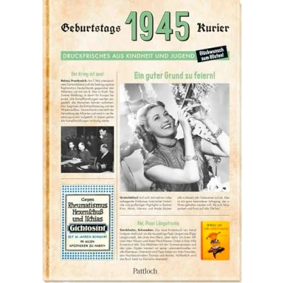 Abbildung von 1945 Geburtstagskurier: Druckfrisches aus Kindheit und Jugend Zum 80. Geburtstag (Geburtstags Zeitung)