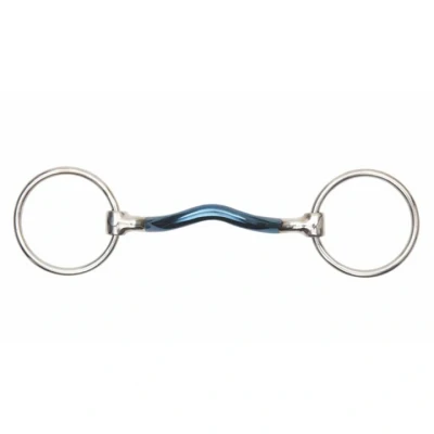 Abbildung von Shires Sweet Iron Loose Ring mit Zungenfreiheit Blau 11,5cm