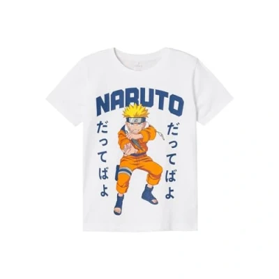Abbildung von NAME IT Jungen Nkmmacar Naruto Top Noos Sky T Shirt, Bright White, 134 140 EU