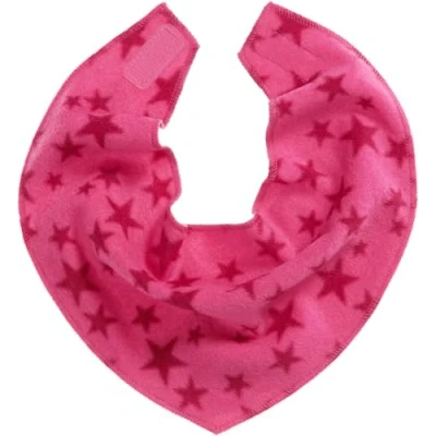 Abbildung von Playshoes Unisex Kinder Fleece Halstuch Winter Schal, pink Sterne, one size