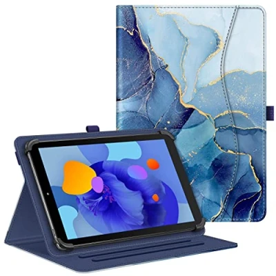 Abbildung von Fintie Tablet Universal Hülle für Blackview Tab90 WiFi 11 Zoll, SGIN/HotLight/FancyFish/Cheerjoy/COLORROOM 10.1 Multi Winkel 9 Zoll Tablet, Marmor Ozean
