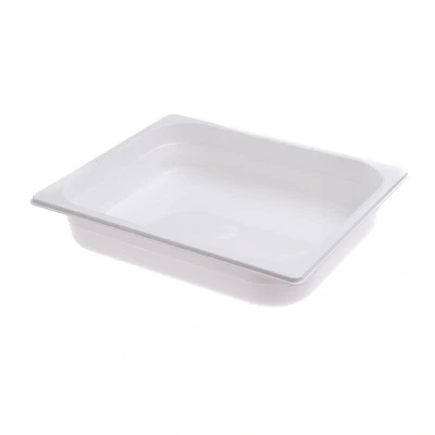 Abbildung von HENDI GN Behälter 1/2 weiß 65 mm Füllmenge: 4 l Polycarbonat Kunststoff 40 bis +110 C, Gastronormbehälter
