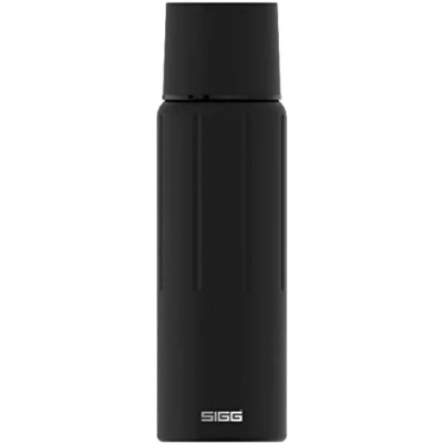 Abbildung von SIGG Isolierte Trinkflasche Thermoflasche Gemstone IBT Obsidian Mit Tasse Auslaufsicher Federleicht BPA frei 18/8 Edelstahl Camping &amp; Outdoor Schwarz 1,1L