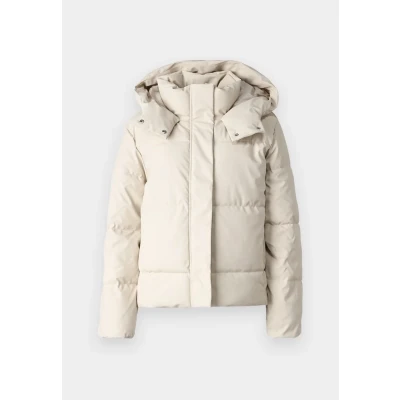 Abbildung von Vero Moda Vmgretakylie Coated Jacket Winterjacke, Damen, Größe: XL, Oatmeal