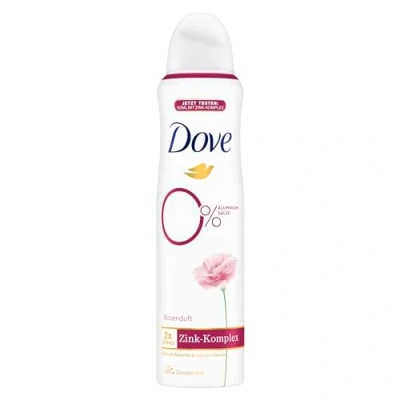 Abbildung von Dove Deodorant Spray Rosenduft Deo mit pflegendem Zink Komplex und 0% Aluminiumsalzen 150 ml