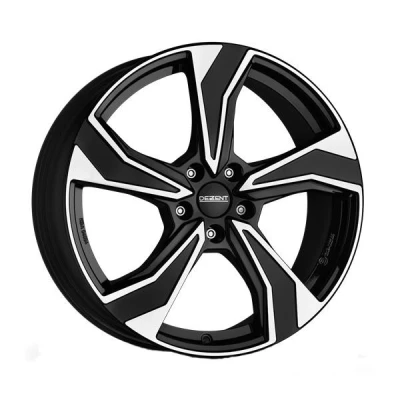 Abbildung von DEZENT 5 loch 19Zoll 112mm Alufelge kb dark schwarz TKB9J8BP50E Felge 7.5Zoll 50mm 57.1mm VOLKSWAGEN: Golf 7