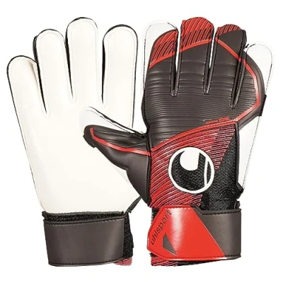 Abbildung von uhlsport Powerline Starter Soft Fußball Torwarthandschuhe für Kinder und Herren, Torwart Handschuhe, Fussball Handschuhe mit Handgelenkfixierung atmungsaktiver Textilstoff, 2