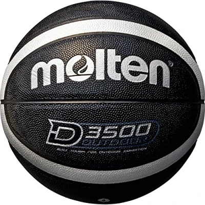 Abbildung von Molten Basketball B6D3500 KS Gr. 6, Schwarz/Silber/Shiny Optic, 6