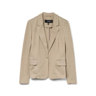 Abbildung von Vero Moda Vmjulia LS DNM NOOS Blazer, Damen, Größe: 34, Silver mink detailmelange
