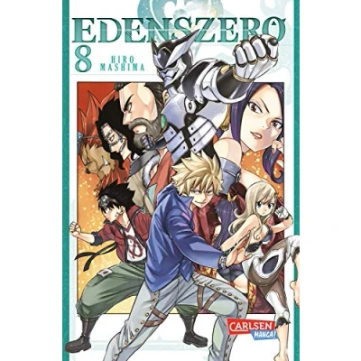 Abbildung von Edens Zero 8: Action, galaktische Abenteuer und eine blaue Katze Cooler Weltraum Epos vom Fairy Tail Zeichner!