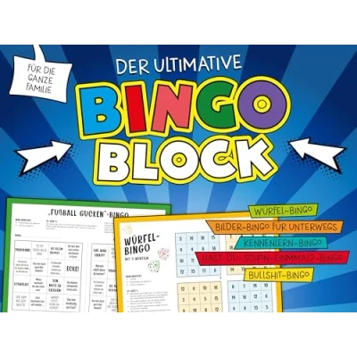 Abbildung von Der ultimative Bingo Block für die ganze Familie: Würfel Bingo, Bilder Bullshit und viele mehr