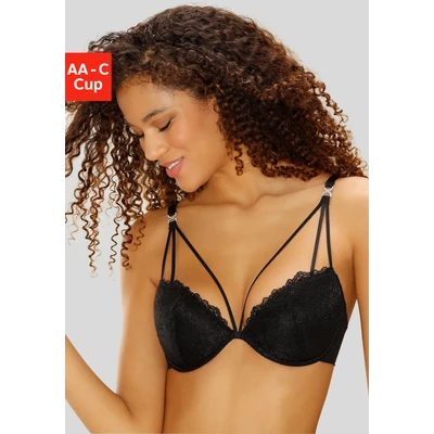 Abbildung von Lascana Temptation Pushup BH, Damen, Größe: 85B, Black