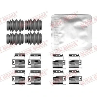 Abbildung von QUICK BRAKE 109 0119 Zubehörsatz, Scheibenbremsbelag TESLA: Model 3, JAGUAR: F Type Coupe