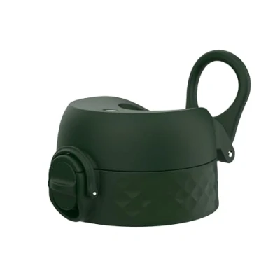 Abbildung von ion8 Auslaufsicherer Ersatz OneTouch 2.0 Trinkflaschendeckel, BPA frei, Groß, 750ml / 1 Liter, Dunkelgrün