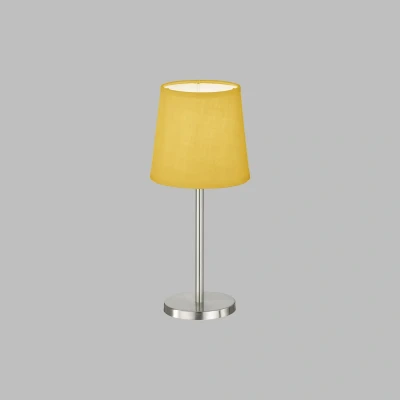 Abbildung von easy! BY FHL LED Tischleuchte »Eve«, 1 flammig, Leuchtmittel E14 ohne Leuchtmittel, Tischleuchte,Stoffschirm,Schnurschalter,Hochwertige Verarbeitung