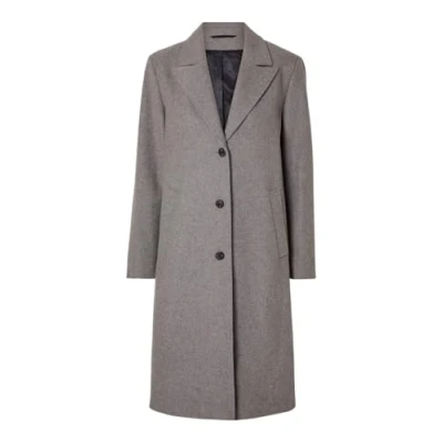 Abbildung von Selected Femme Slfnew ALMA COAT Klassischer Mantel, Damen, Größe: 34, Black